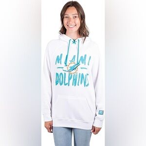 NFL Women’s Miami Dolphins Tie Neck Pullover Hoodie
🏈🐬